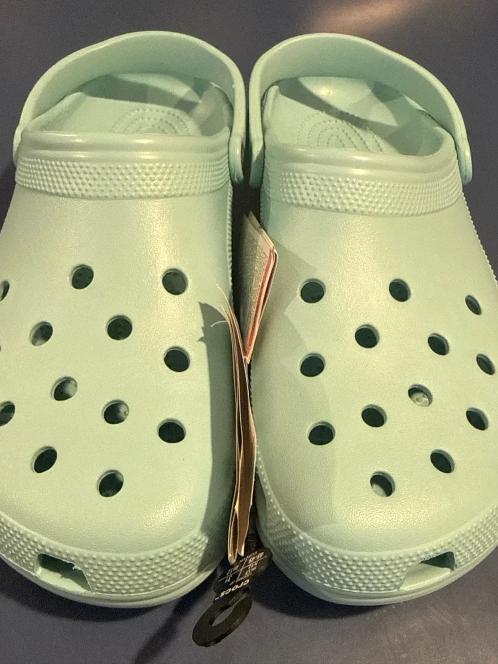 CROCS Classic Clog Pure Water Blue Shoe Mens size 13 NWT